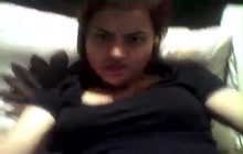 Dirty Indian girl bating on webcam