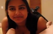 Indian girl gives POV blowjob